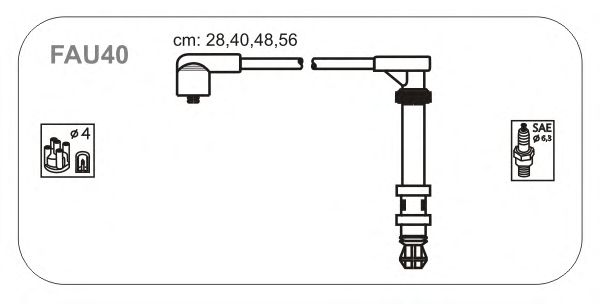 Ignition Cable Kit FAU40