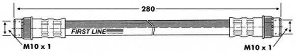 Tubo flexível de travão FBH6765