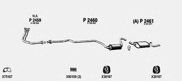 Exhaust System FO008