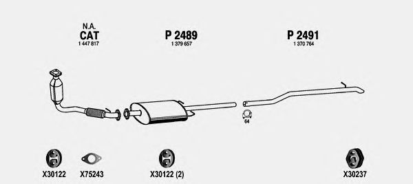 Exhaust System FO818