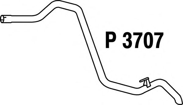 Exhaust Pipe P3707