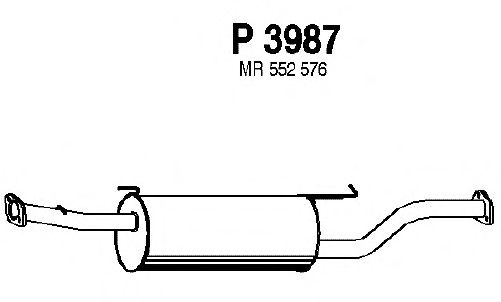 Middle Silencer P3987