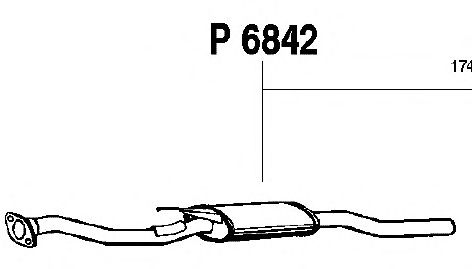 Middle Silencer P6842