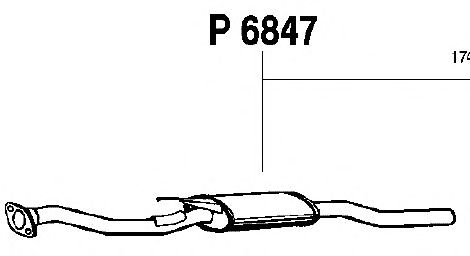 Middle Silencer P6847