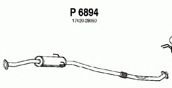 Exhaust Pipe P6894