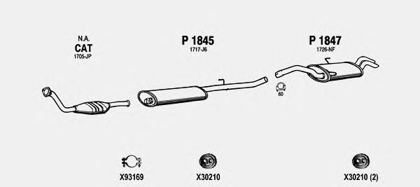 Exhaust System PE502