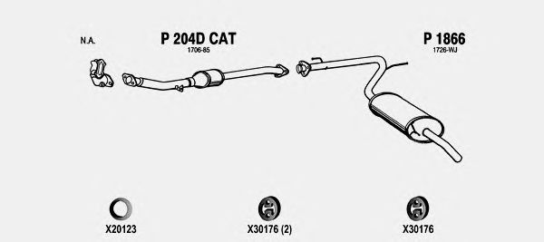 Exhaust System PE603