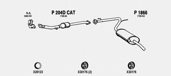 Exhaust System PE604