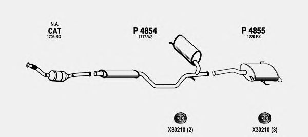 Exhaust System PE624