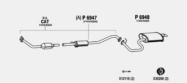 Exhaust System TO704