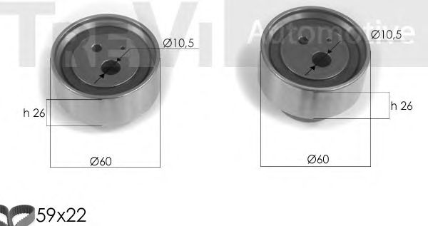 Timing Belt Kit SK3280D/3
