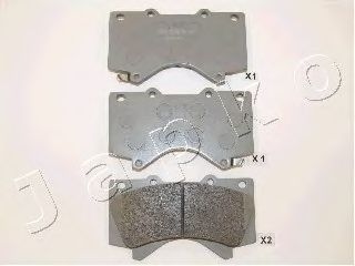 Brake Pad Set, disc brake 50272