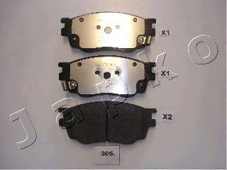 Brake Pad Set, disc brake 50305