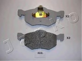 Brake Pad Set, disc brake 50322