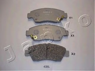 Brake Pad Set, disc brake 50435