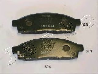 Brake Pad Set, disc brake 50504