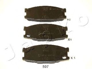 Brake Pad Set, disc brake 50507