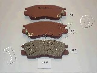 Brake Pad Set, disc brake 50529