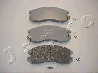 Brake Pad Set, disc brake 50705
