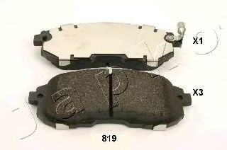 Brake Pad Set, disc brake 50819