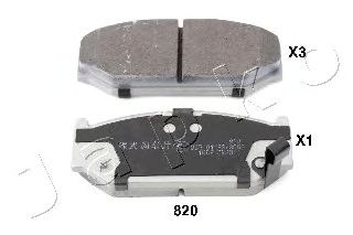 Brake Pad Set, disc brake 50820