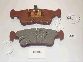 Brake Pad Set, disc brake 50898