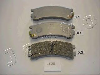 Brake Pad Set, disc brake 51128