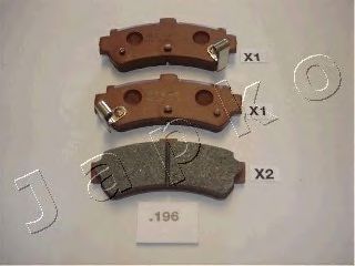 Brake Pad Set, disc brake 51196