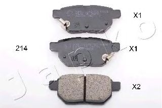 Brake Pad Set, disc brake 51214