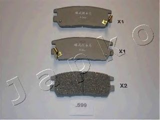 Brake Pad Set, disc brake 51599