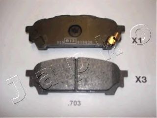 Brake Pad Set, disc brake 51703