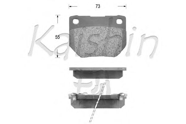 Brake Pad Set, disc brake D1124