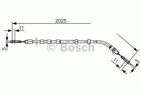 Cable, parking brake 1 987 477 903