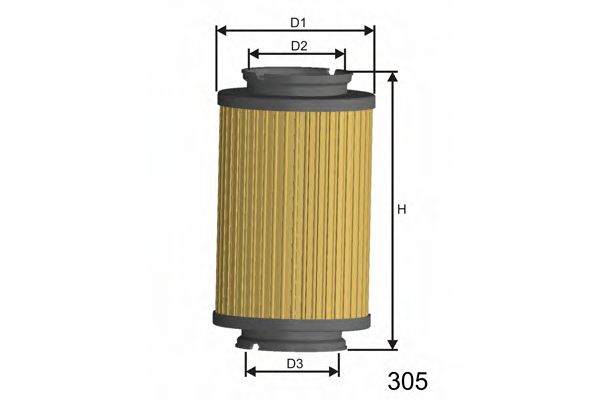 Filtro combustible F107