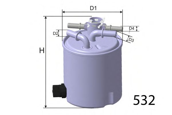 Fuel filter M503