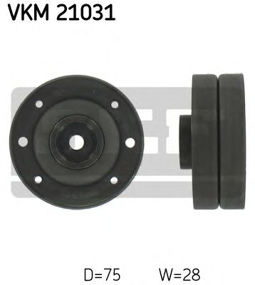 Deflection/Guide Pulley, timing belt VKM 21031