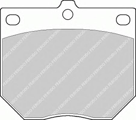 Brake Pad Set, disc brake FDB169