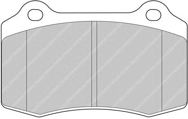 Brake Pad Set, disc brake FDS1348