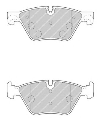 Brake Pad Set, disc brake FDB4380