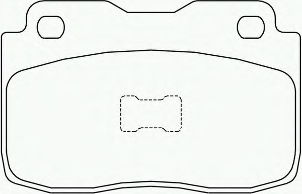 Комплект тормозных колодок, дисковый тормоз P 23 025
