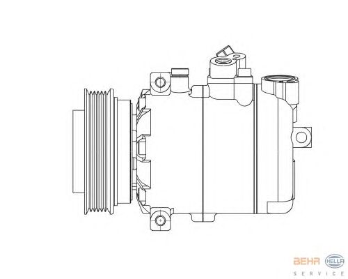 Compressor, airconditioning 8FK 351 132-081