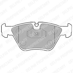 Brake Pad Set, disc brake LP1843