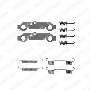 Accessory Kit, parking brake shoes LY1013