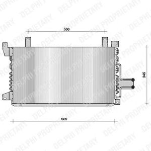 Condensator, airconditioning TSP0225058