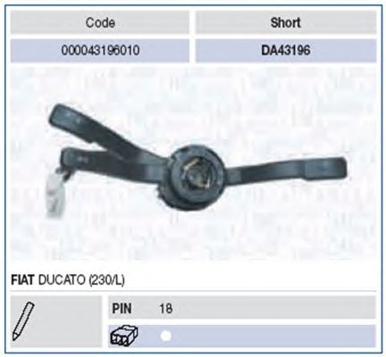 Steering Column Switch 000043196010