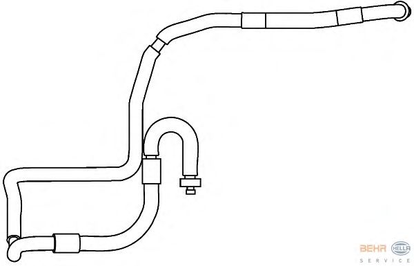 High-/Low Pressure Line, air conditioning 9GS 351 337-571