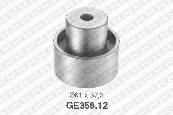 Deflection/Guide Pulley, timing belt GE358.12