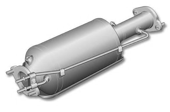 Soot/Particulate Filter, exhaust system 93 15 5022