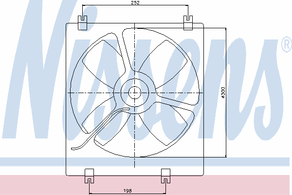 Fan, radiator 85071