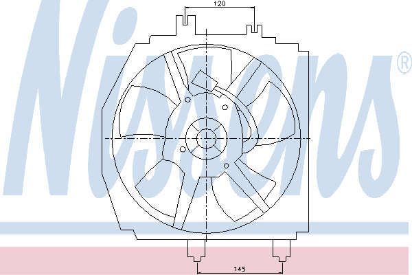 Fan, radiator 85274